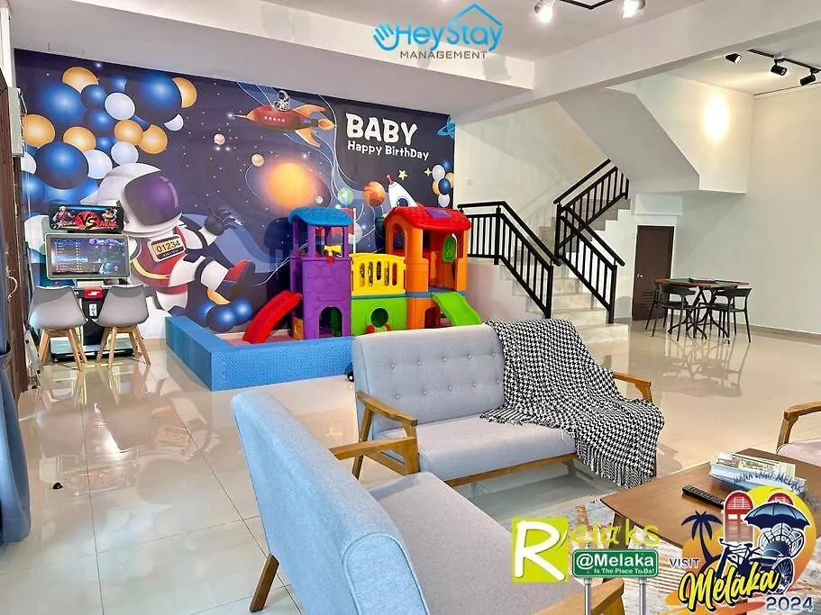 Сasa de vacaciones Villa 20Pax4B3B Privatepool /Karaok/Pooltable/Bbq Malacca Malasia