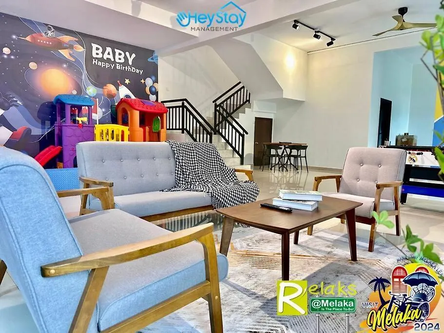 Сasa de vacaciones Villa 20Pax4B3B Privatepool /Karaok/Pooltable/Bbq Malacca Malasia